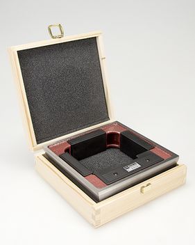 Stiefelmayer-Contento hochpräzise Rahmen-Wasserwaage in Holzbox